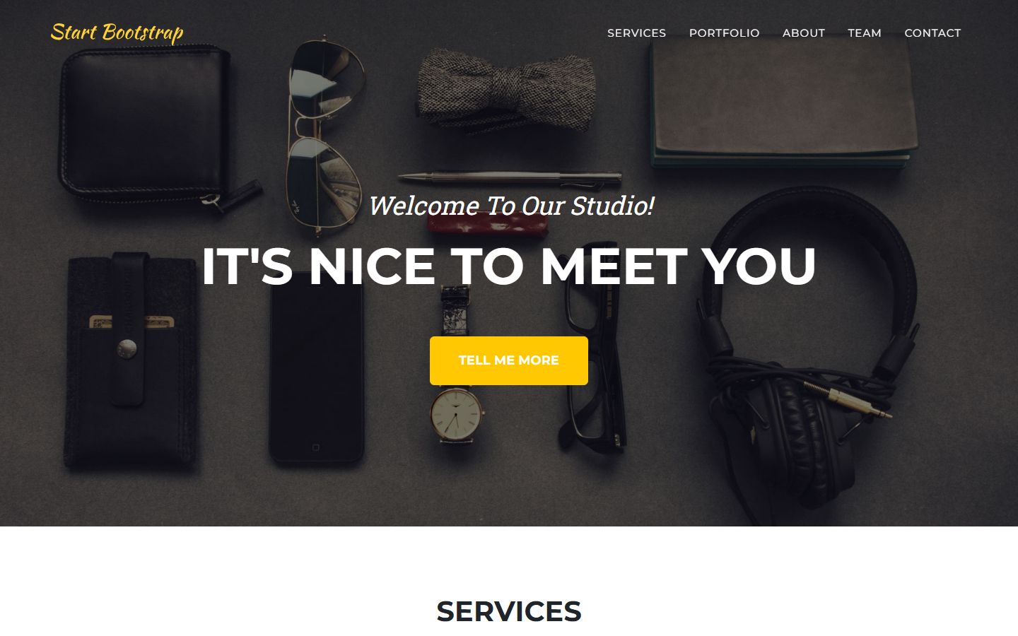 Screenshot — Creative Agency