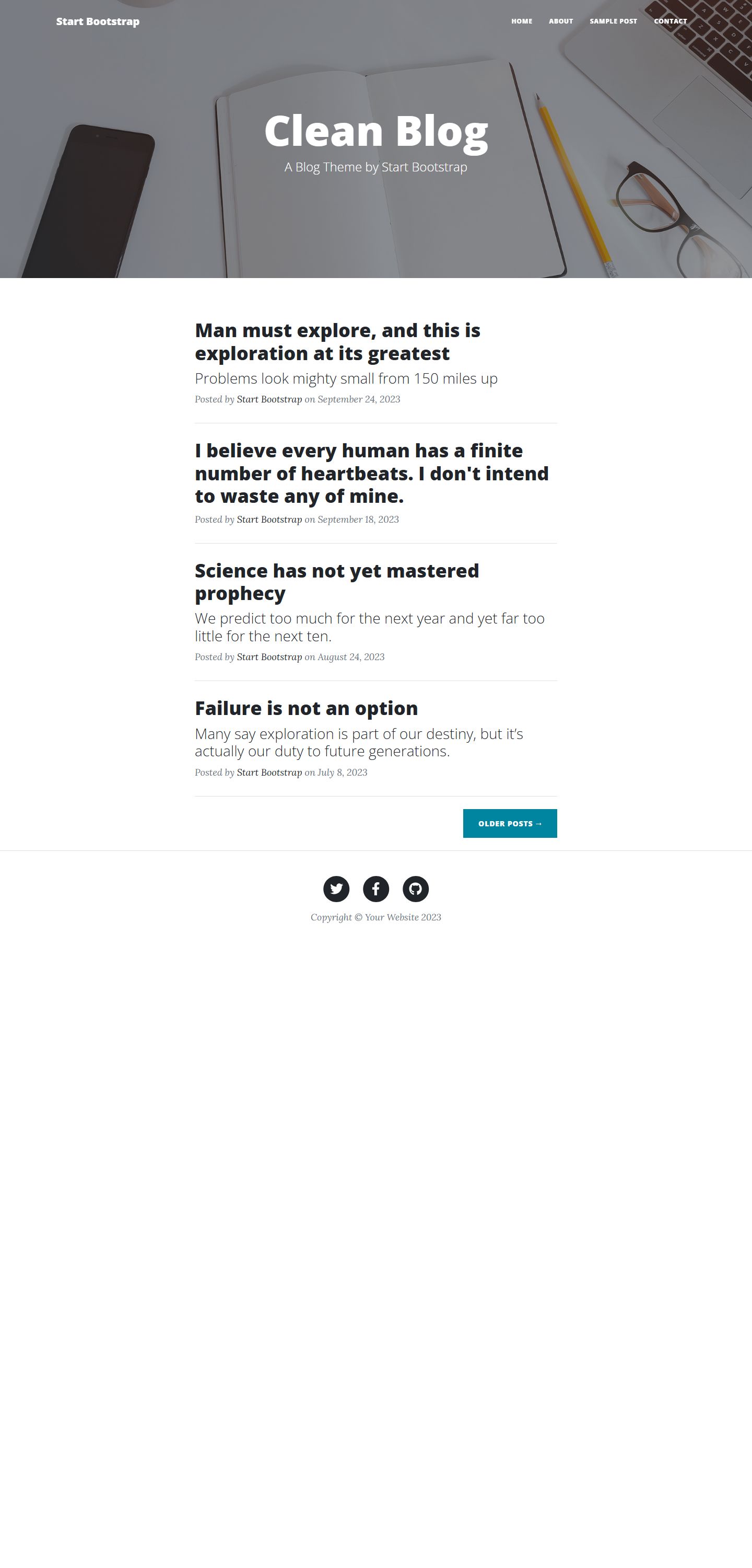 Clean Blog